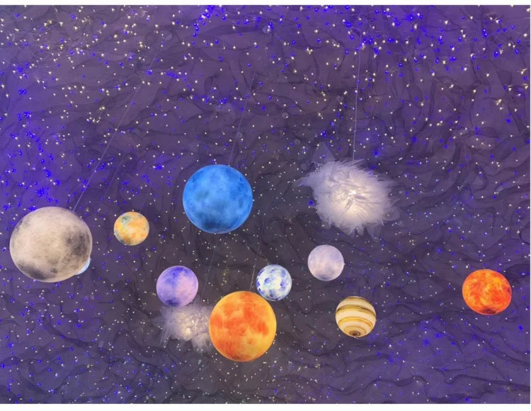 Planetary LED Ceiling Lamp