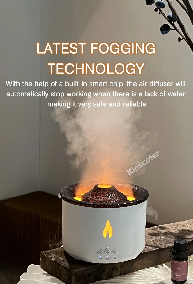 Volcano Flame Aroma Diffuser