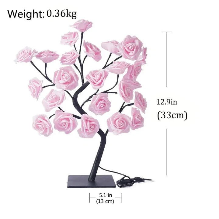 LED Rose Tree Lamp