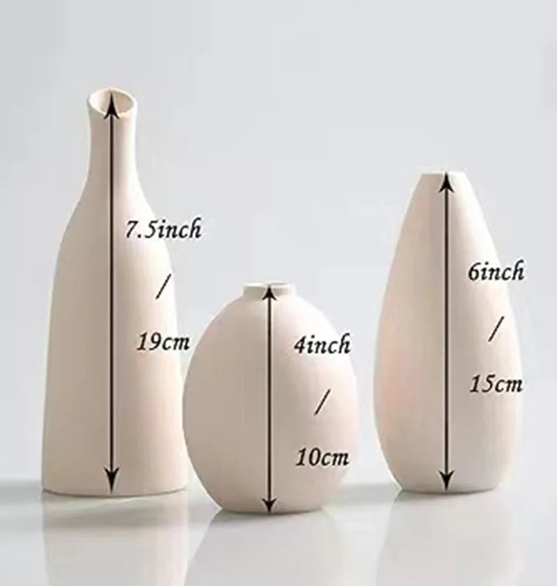 Nordic Ceramic Vase Decor
