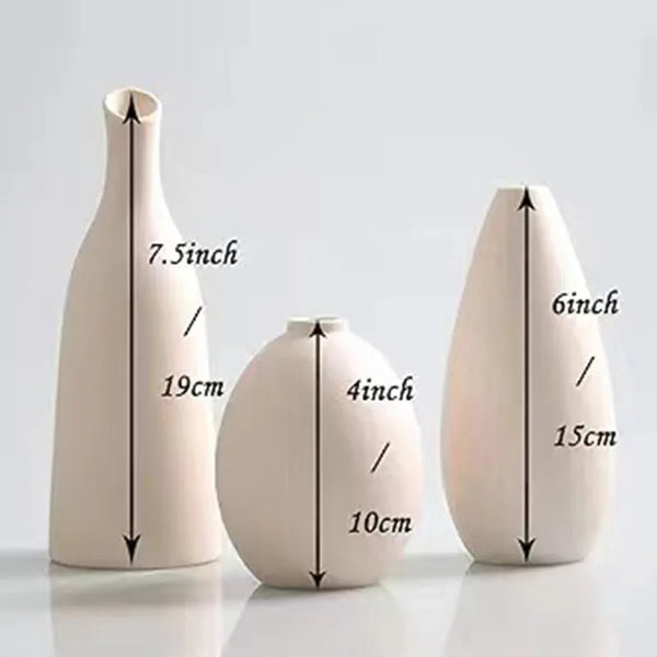 Nordic Ceramic Vase Decor
