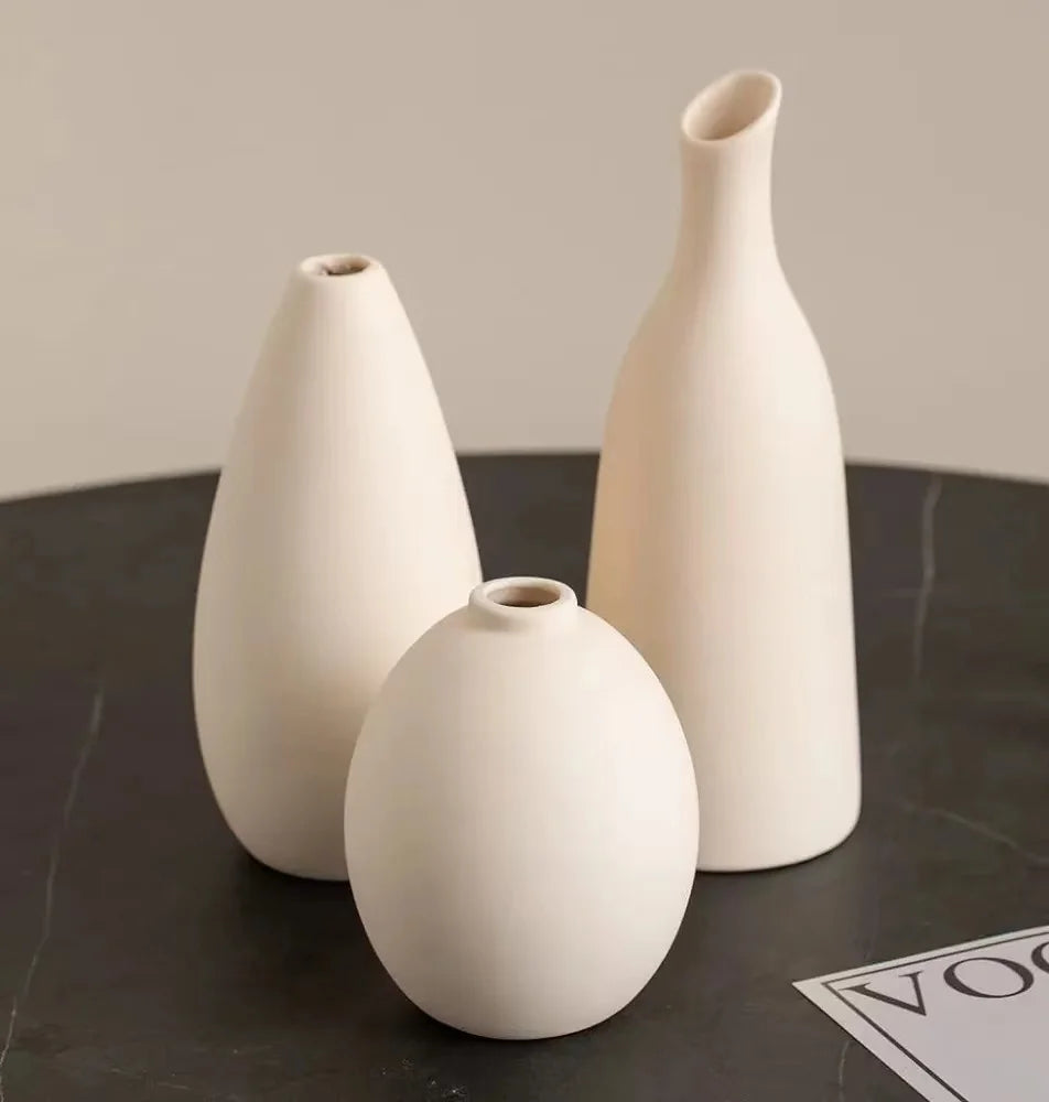 Nordic Ceramic Vase Decor