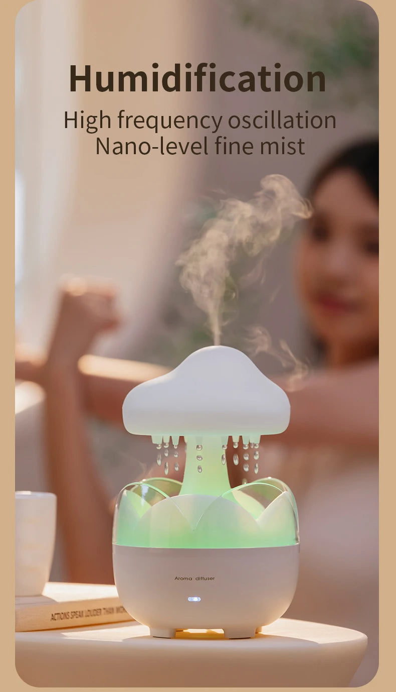 Mushroom Aroma Diffuser Light