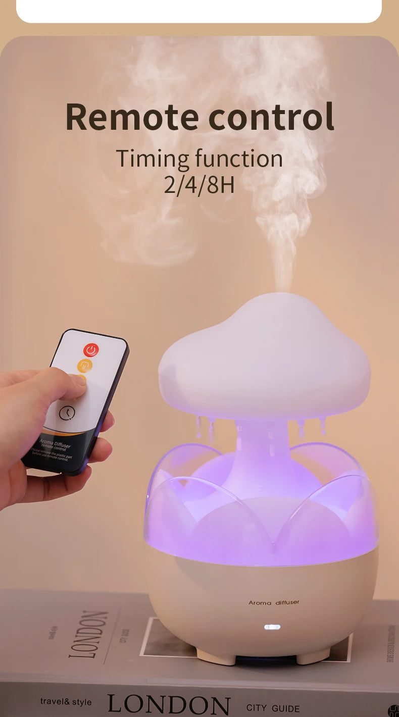 Mushroom Aroma Diffuser Light