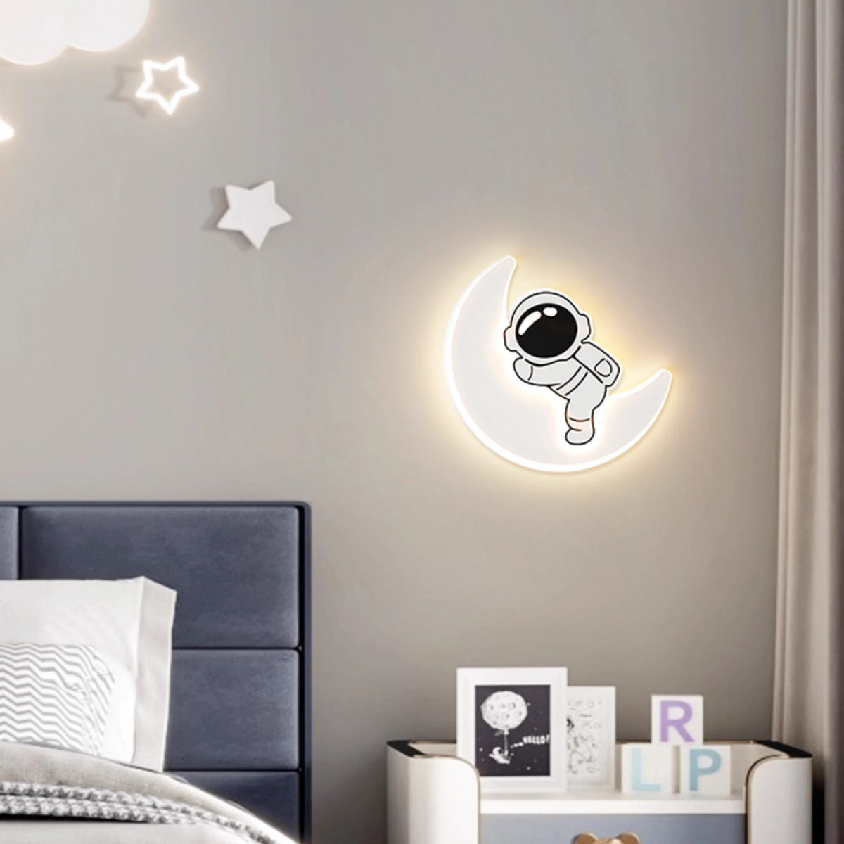 Panda Astronaut Wall Light
