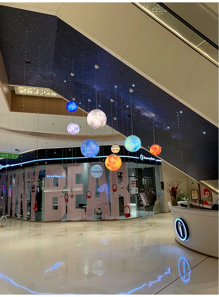 Planetary LED Ceiling Lamp