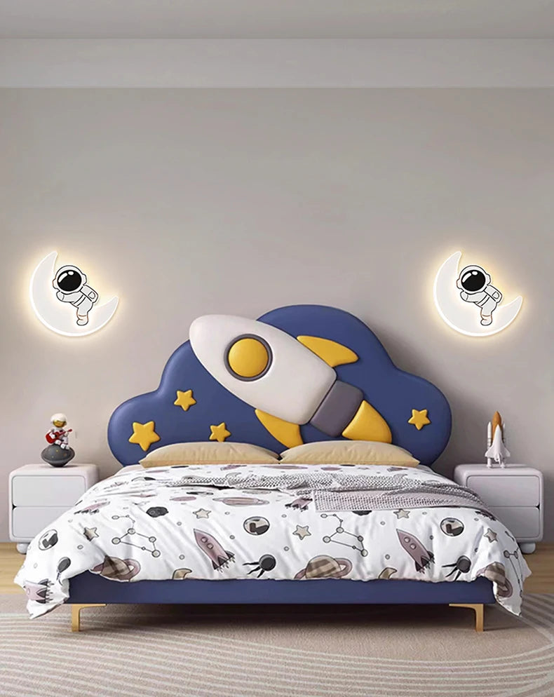 Panda Astronaut Wall Light