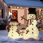 Snowman Family LED Decorations