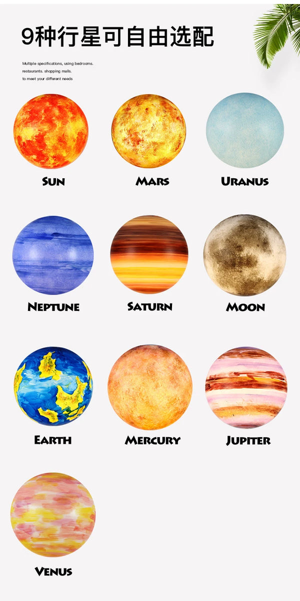 Planetary LED Ceiling Lamp