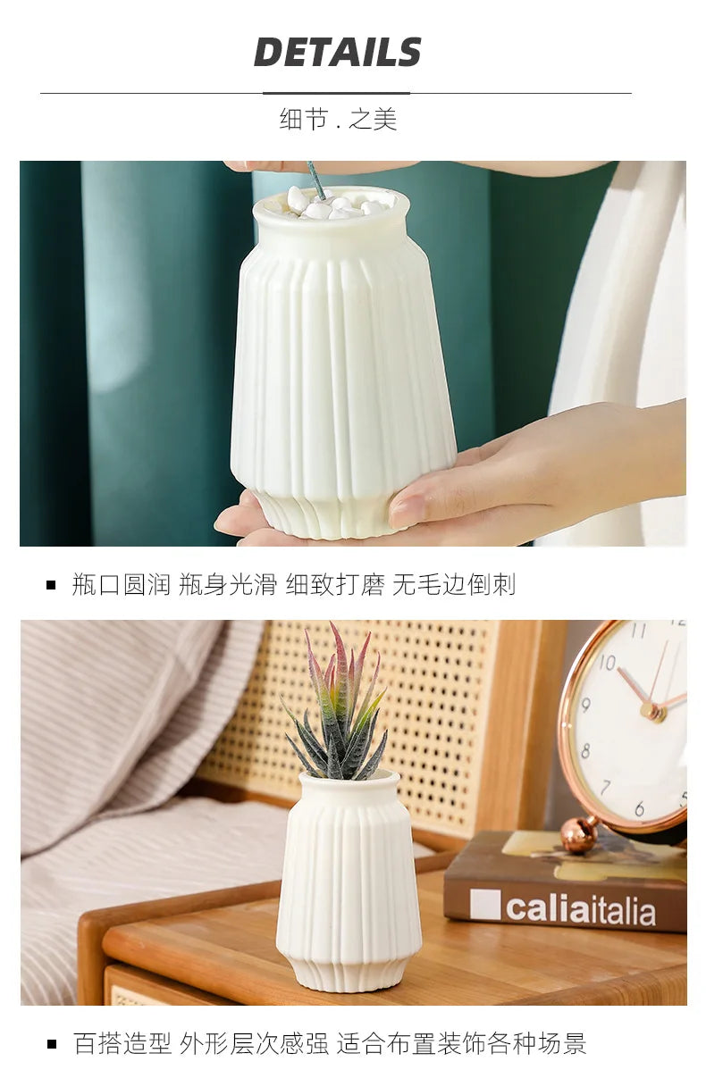 Nordic Floral Vase Decor