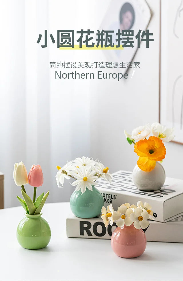Nordic Ceramic Flower Vase