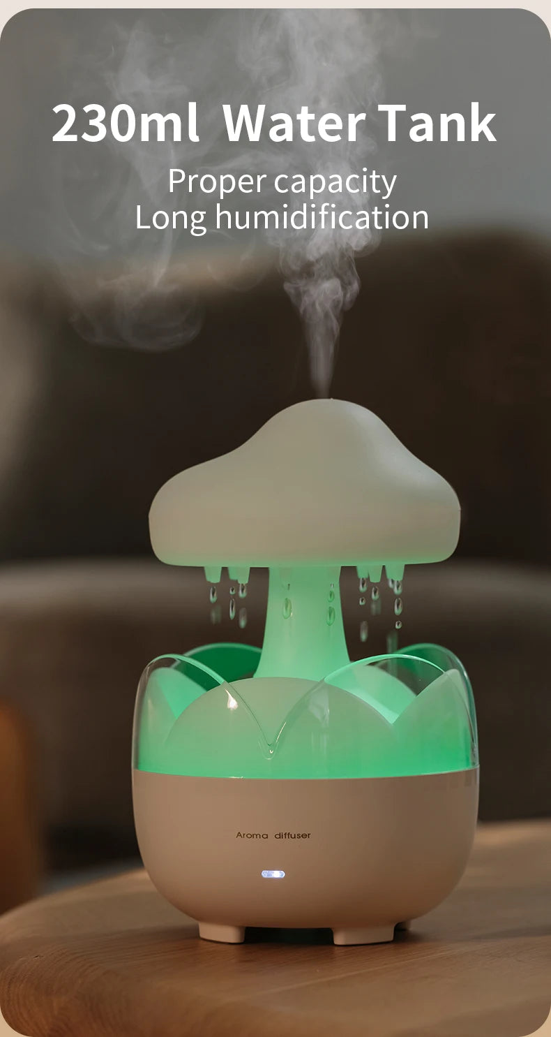 Mushroom Aroma Diffuser Light