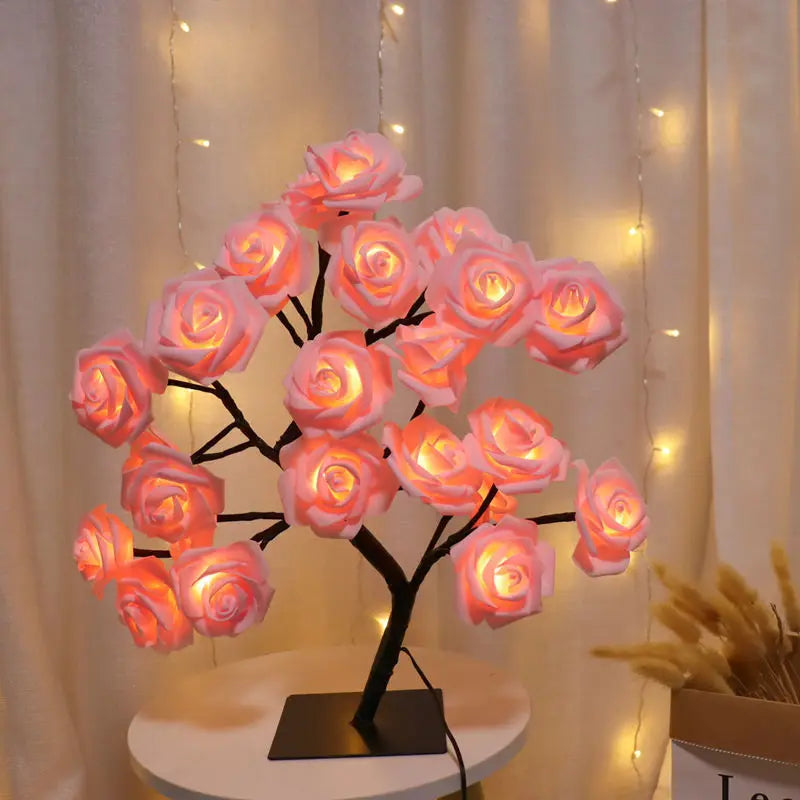 LED Rose Tree Lamp