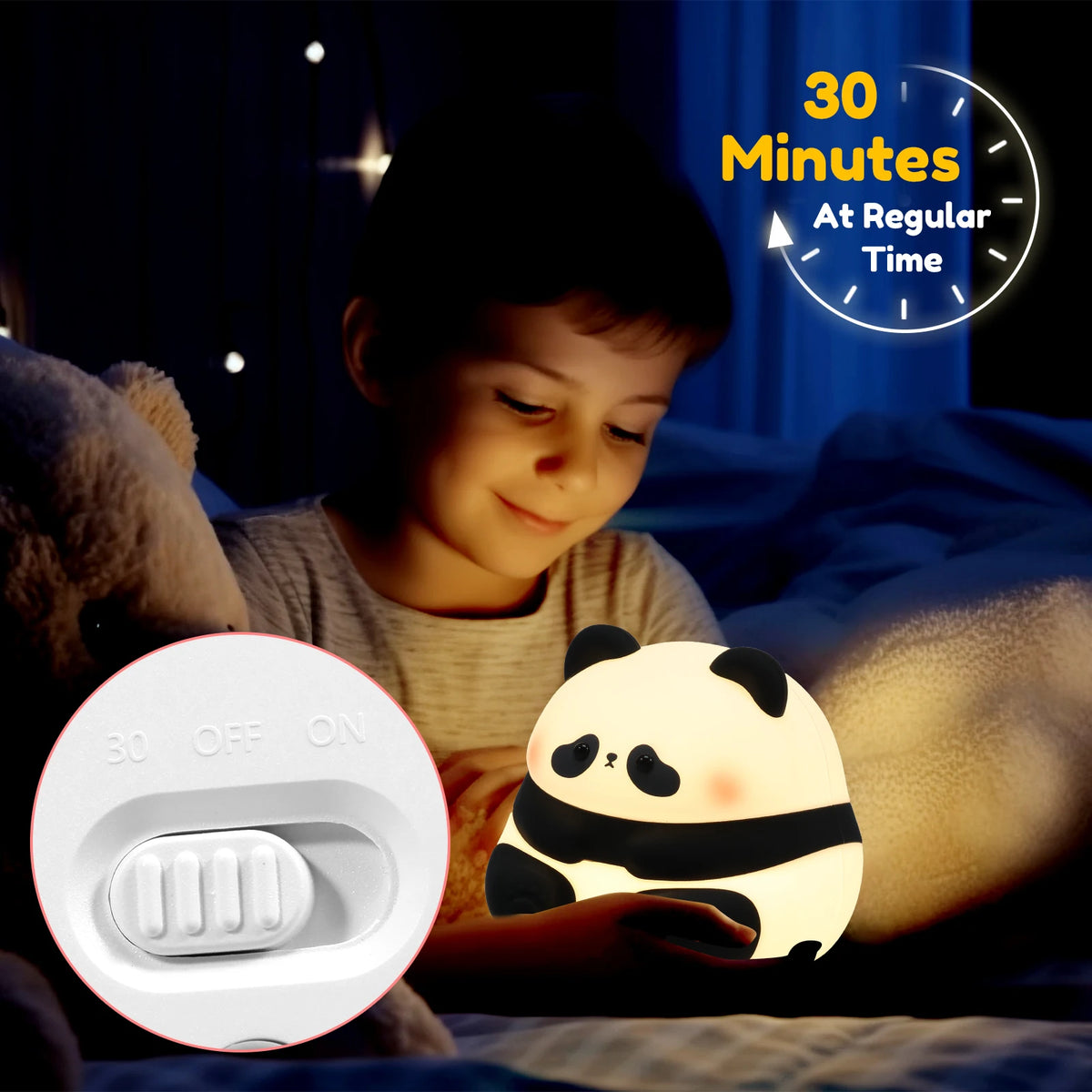 Cute Panda Night Light