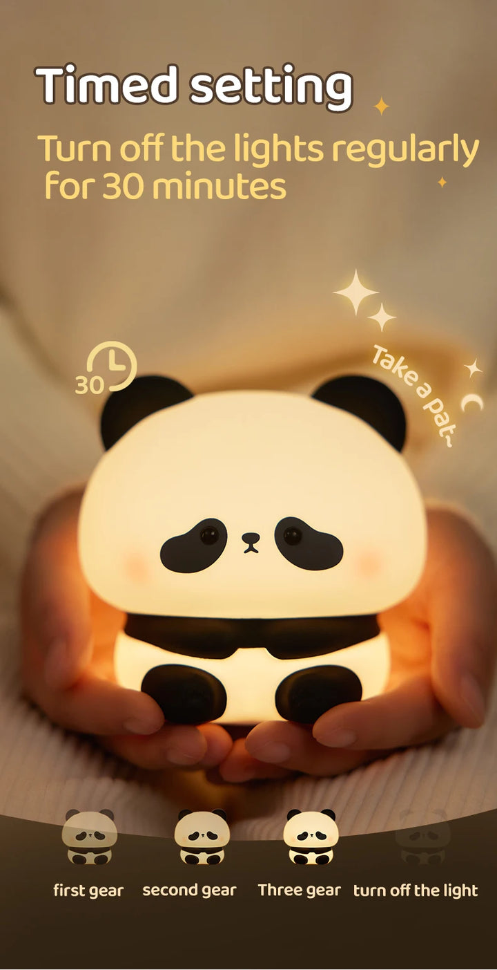 Panda Silicone Night Light