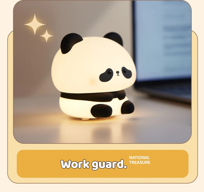 Panda Silicone Night Light