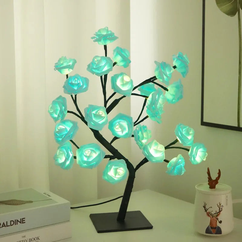 LED Rose Tree Lamp