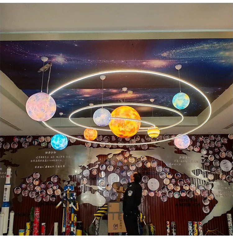 Planetary LED Ceiling Lamp