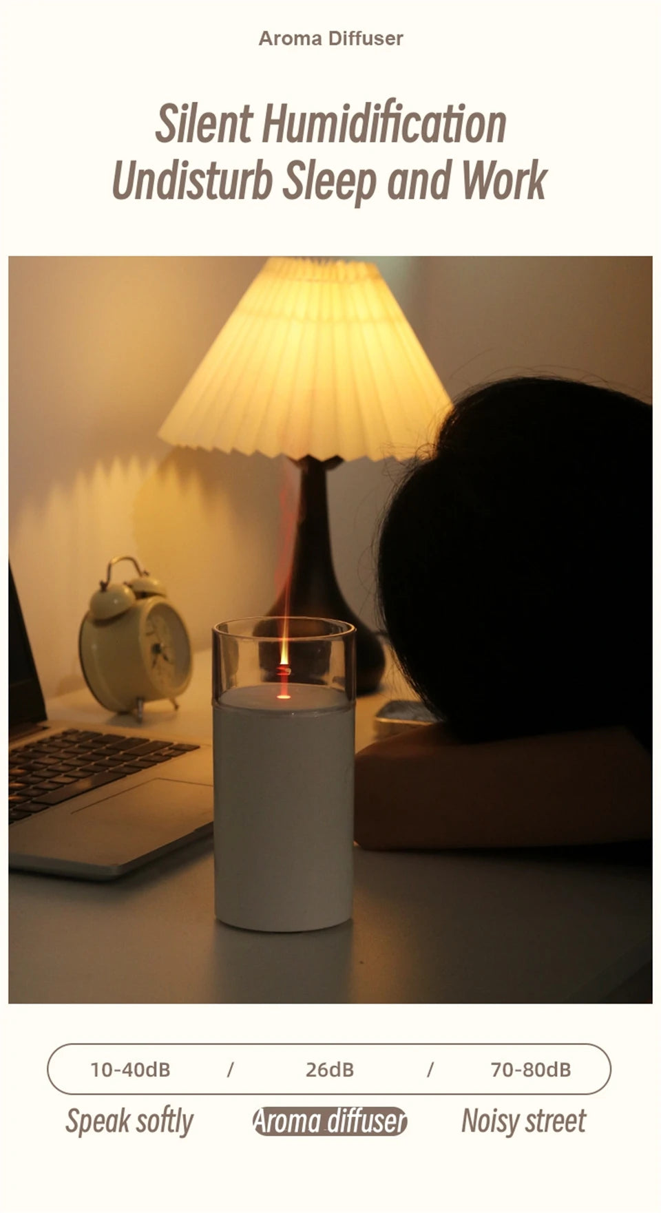 Aroma Diffuser Humidifier Lamp