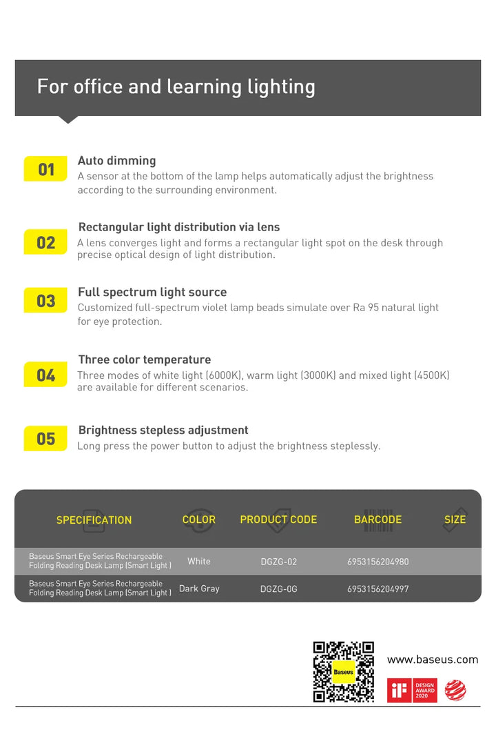Baseus LED Desk Lamp