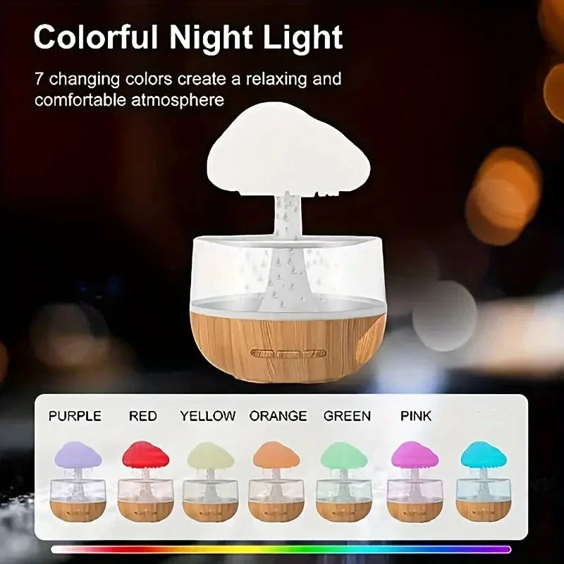 Colorful Mushroom Rain Humidifier