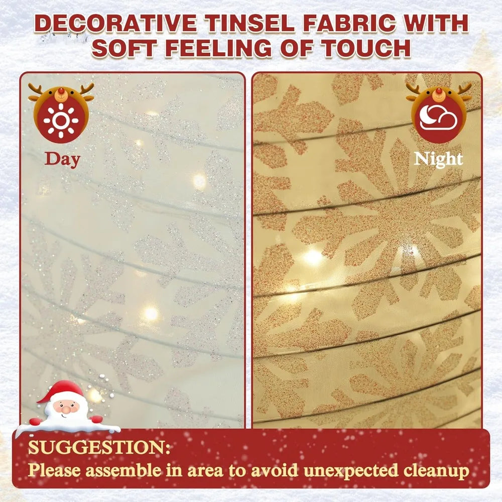 Snowman Family LED Decorations