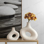 Nordic Ceramic Donut Vase