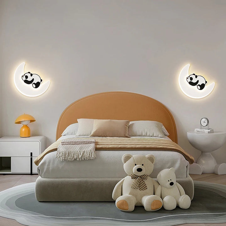 Panda Astronaut Wall Light