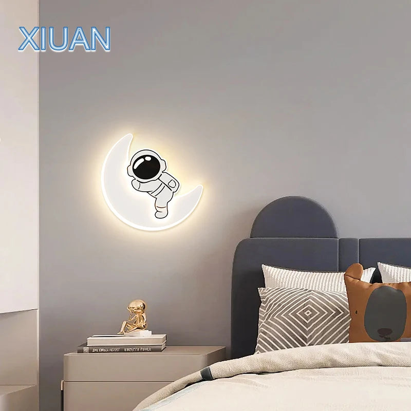 Panda Astronaut Wall Light