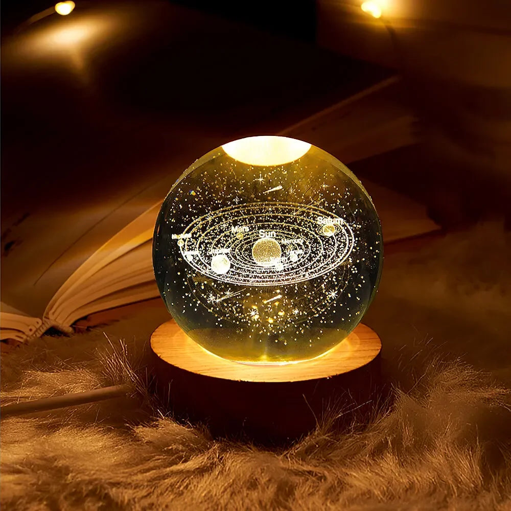 Astronaut Galaxy Night Light