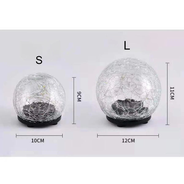 Cracked Glass Solar Lights