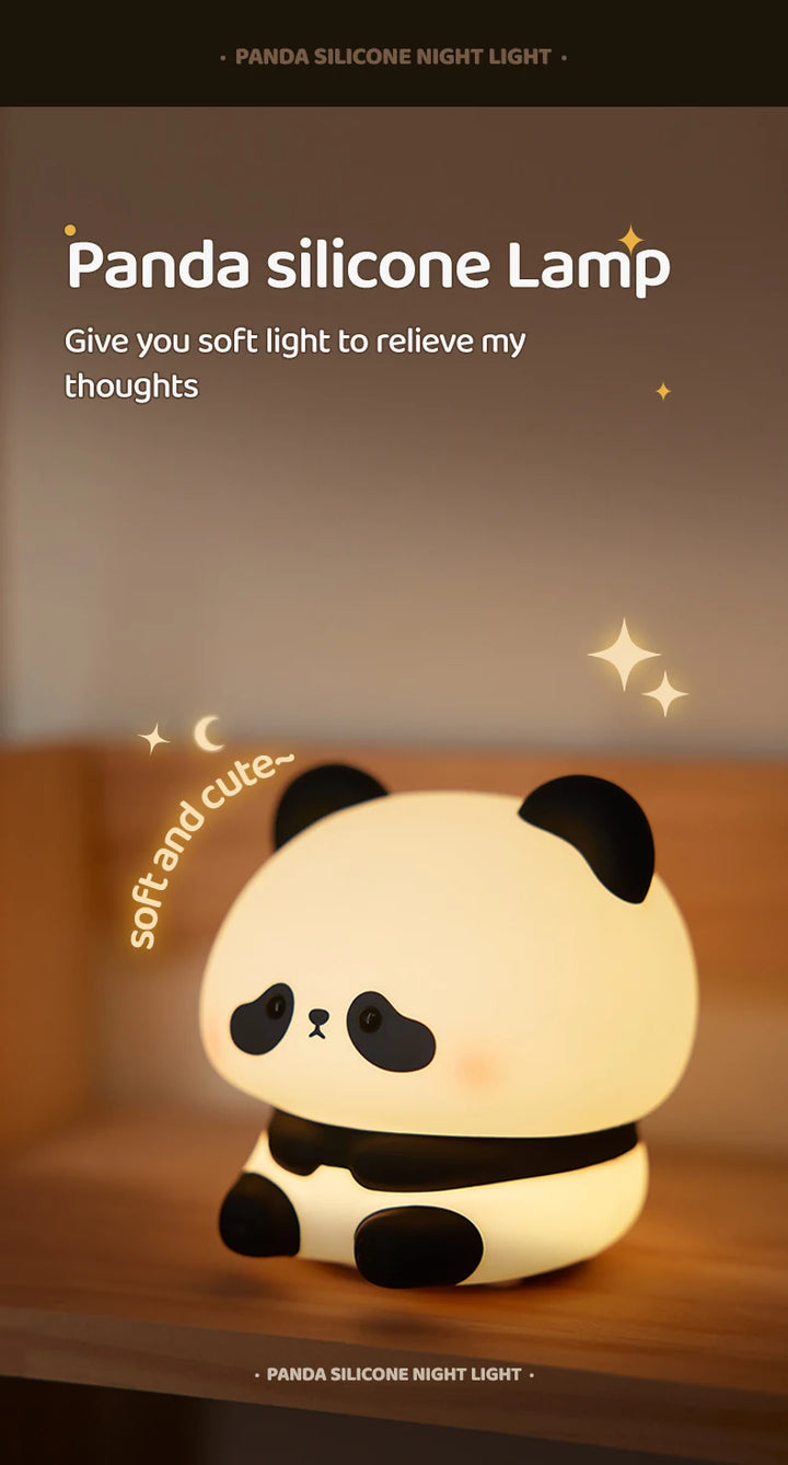 Panda Silicone Night Light