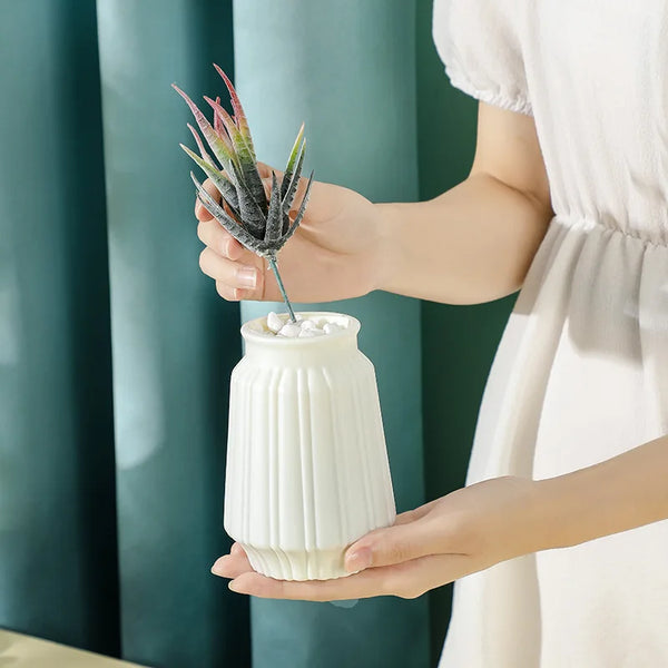 Nordic Floral Vase Decor