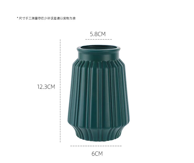 Nordic Floral Vase Decor