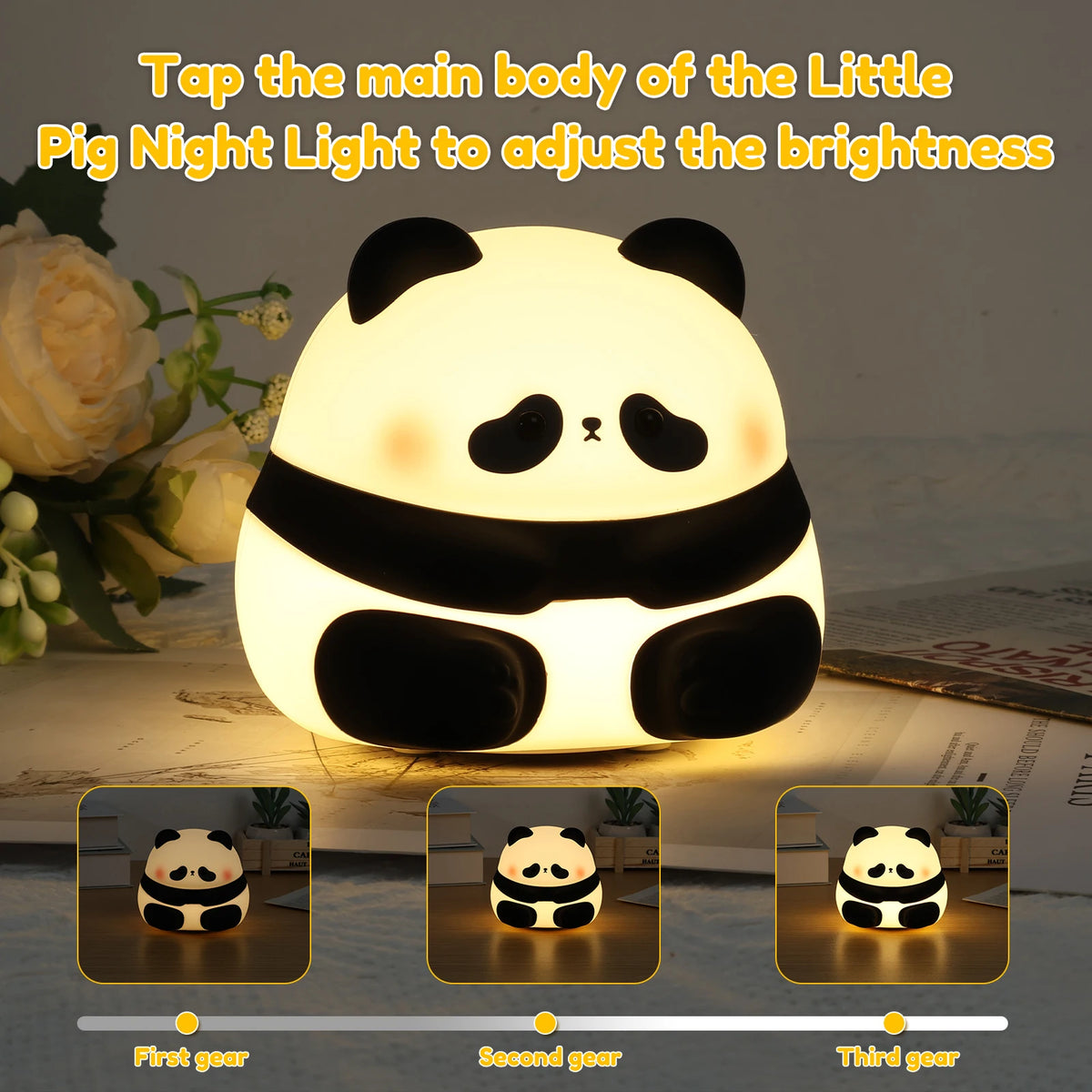 Cute Panda Night Light