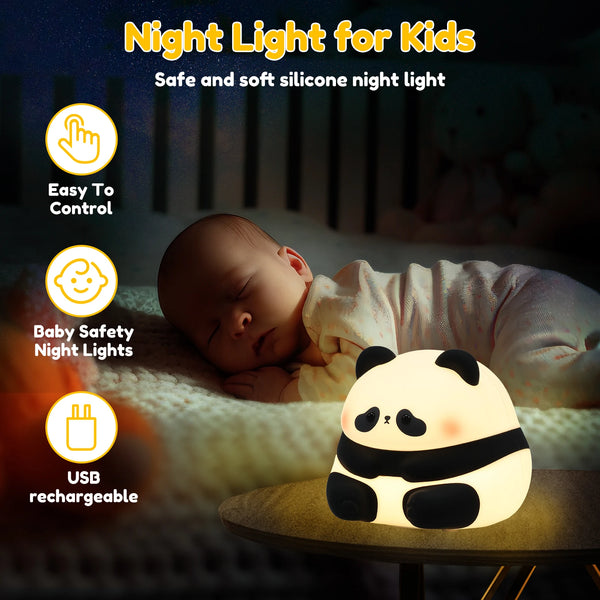 Cute Panda Night Light