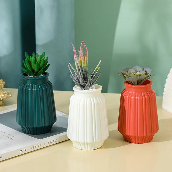 Nordic Floral Vase Decor