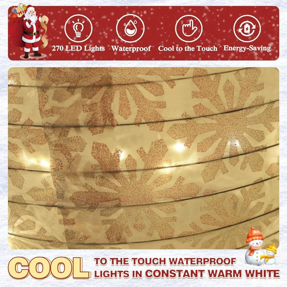 Snowman Family LED Decorations