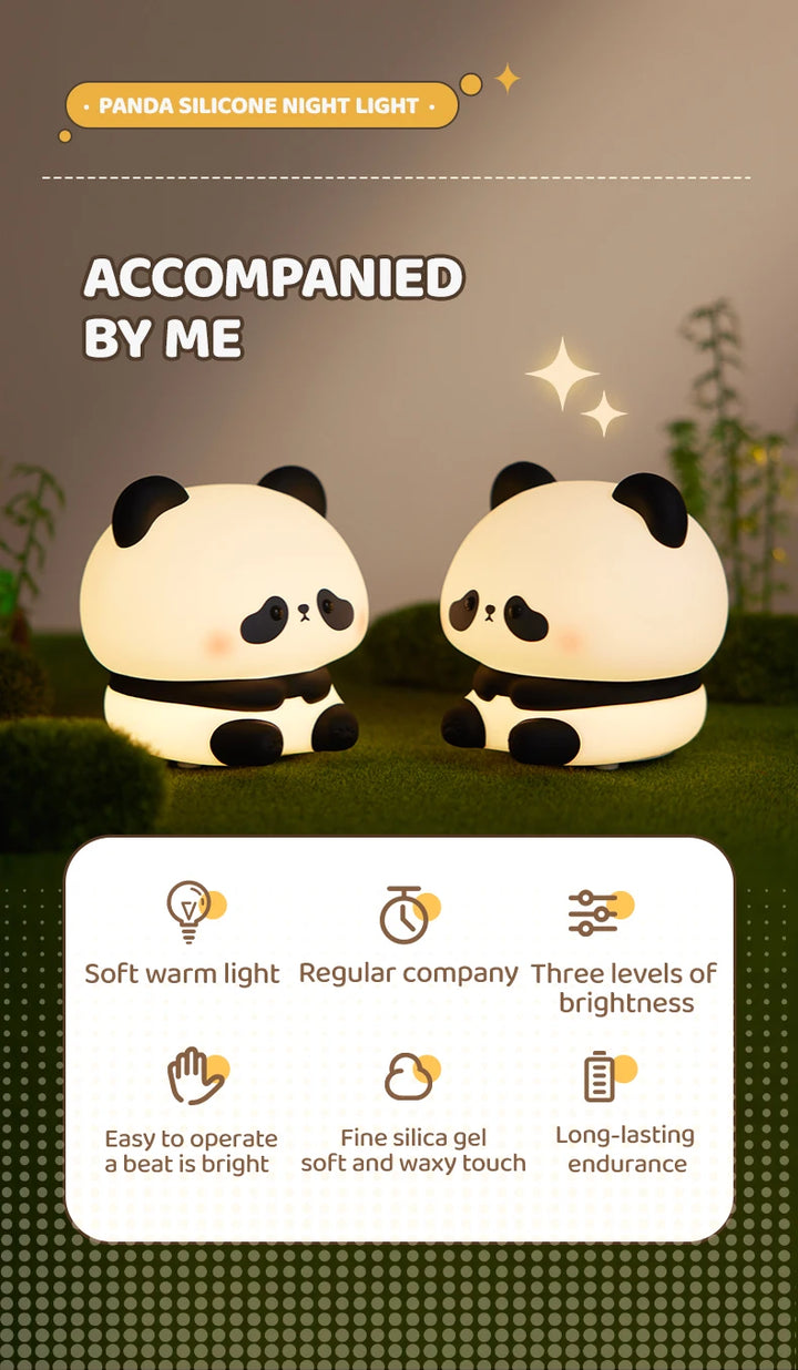 Panda Silicone Night Light