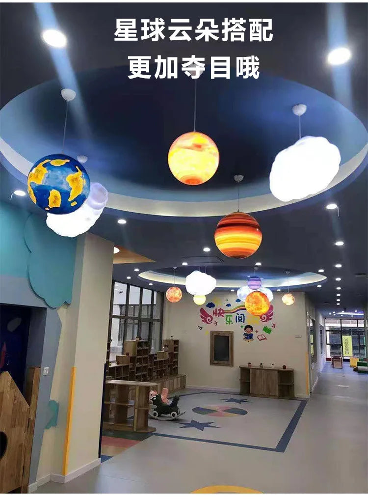 Planetary LED Ceiling Lamp