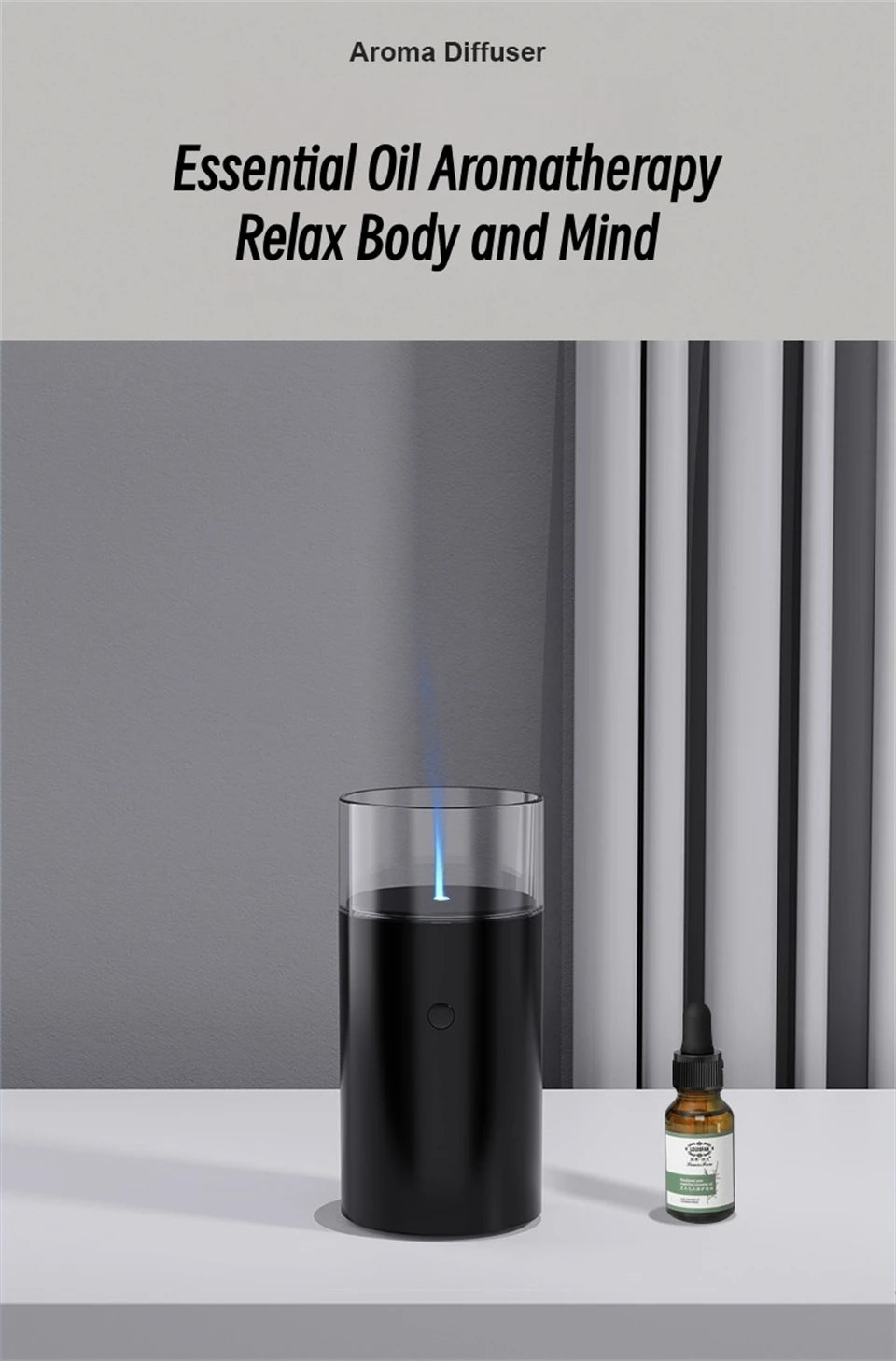 Aroma Diffuser Humidifier Lamp